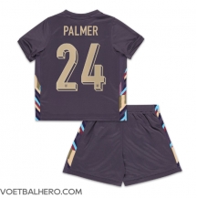 Engeland Cole Palmer #24 Uit tenue Kids EK 2024 Korte Mouwen (+ broek)