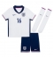 Engeland Conor Gallagher #16 Thuis tenue Kids EK 2024 Korte Mouwen (+ broek)