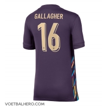 Engeland Conor Gallagher #16 Uit tenue Dames EK 2024 Korte Mouwen