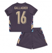 Engeland Conor Gallagher #16 Uit tenue Kids EK 2024 Korte Mouwen (+ broek)