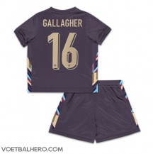 Engeland Conor Gallagher #16 Uit tenue Kids EK 2024 Korte Mouwen (+ broek)