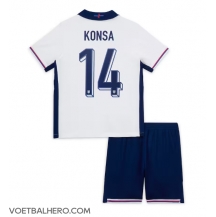 Engeland Ezri Konsa #14 Thuis tenue Kids EK 2024 Korte Mouwen (+ broek)