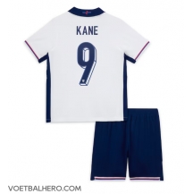 Engeland Harry Kane #9 Thuis tenue Kids EK 2024 Korte Mouwen (+ broek)