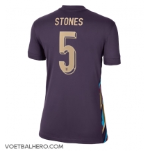 Engeland John Stones #5 Uit tenue Dames EK 2024 Korte Mouwen