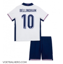 Engeland Jude Bellingham #10 Thuis tenue Kids EK 2024 Korte Mouwen (+ broek)