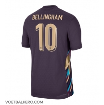 Engeland Jude Bellingham #10 Uit tenue EK 2024 Korte Mouwen