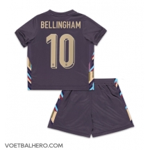 Engeland Jude Bellingham #10 Uit tenue Kids EK 2024 Korte Mouwen (+ broek)