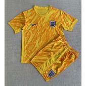 Engeland Keeper Thuis tenue Kids EK 2024 Korte Mouwen (+ broek)