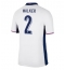 Engeland Kyle Walker #2 Thuis tenue EK 2024 Korte Mouwen