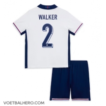 Engeland Kyle Walker #2 Thuis tenue Kids EK 2024 Korte Mouwen (+ broek)