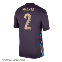 Engeland Kyle Walker #2 Uit tenue EK 2024 Korte Mouwen