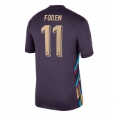 Engeland Phil Foden #11 Uit tenue EK 2024 Korte Mouwen