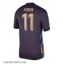 Engeland Phil Foden #11 Uit tenue EK 2024 Korte Mouwen