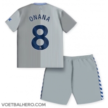 Everton Amadou Onana #8 Derde tenue Kids 2023-24 Korte Mouwen (+ broek)