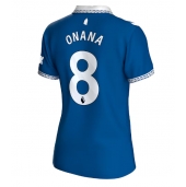 Everton Amadou Onana #8 Thuis tenue Dames 2023-24 Korte Mouwen