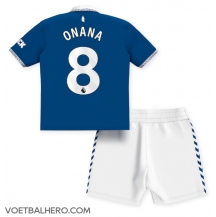 Everton Amadou Onana #8 Thuis tenue Kids 2023-24 Korte Mouwen (+ broek)