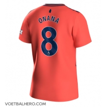 Everton Amadou Onana #8 Uit tenue 2023-24 Korte Mouwen