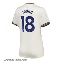 Everton Ashley Young #18 Derde tenue Dames 2024-25 Korte Mouwen