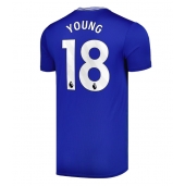 Everton Ashley Young #18 Thuis tenue 2024-25 Korte Mouwen