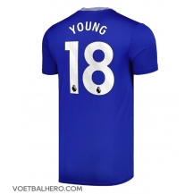 Everton Ashley Young #18 Thuis tenue 2024-25 Korte Mouwen