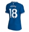 Everton Ashley Young #18 Thuis tenue Dames 2023-24 Korte Mouwen