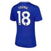 Everton Ashley Young #18 Thuis tenue Dames 2024-25 Korte Mouwen