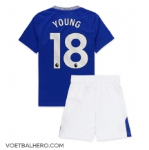 Everton Ashley Young #18 Thuis tenue Kids 2024-25 Korte Mouwen (+ broek)