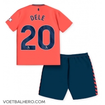 Everton Dele Alli #20 Uit tenue Kids 2023-24 Korte Mouwen (+ broek)