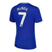 Everton Dwight McNeil #7 Thuis tenue Dames 2024-25 Korte Mouwen