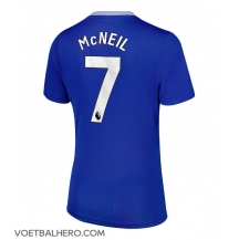 Everton Dwight McNeil #7 Thuis tenue Dames 2024-25 Korte Mouwen