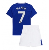 Everton Dwight McNeil #7 Thuis tenue Kids 2024-25 Korte Mouwen (+ broek)