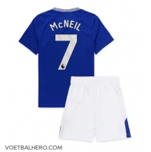 Everton Dwight McNeil #7 Thuis tenue Kids 2024-25 Korte Mouwen (+ broek)