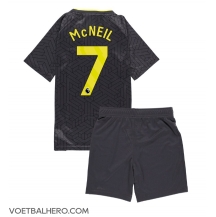 Everton Dwight McNeil #7 Uit tenue Kids 2024-25 Korte Mouwen (+ broek)