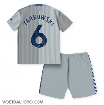 Everton James Tarkowski #6 Derde tenue Kids 2023-24 Korte Mouwen (+ broek)