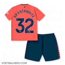 Everton Jarrad Branthwaite #32 Uit tenue Kids 2023-24 Korte Mouwen (+ broek)