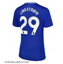 Everton Jesper Lindstrom #29 Thuis tenue Dames 2024-25 Korte Mouwen