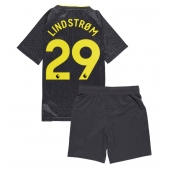 Everton Jesper Lindstrom #29 Uit tenue Kids 2024-25 Korte Mouwen (+ broek)