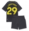 Everton Jesper Lindstrom #29 Uit tenue Kids 2024-25 Korte Mouwen (+ broek)