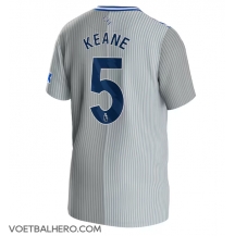 Everton Michael Keane #5 Derde tenue 2023-24 Korte Mouwen