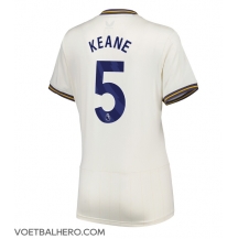 Everton Michael Keane #5 Derde tenue Dames 2024-25 Korte Mouwen