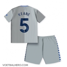 Everton Michael Keane #5 Derde tenue Kids 2023-24 Korte Mouwen (+ broek)