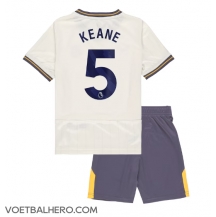 Everton Michael Keane #5 Derde tenue Kids 2024-25 Korte Mouwen (+ broek)