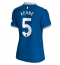 Everton Michael Keane #5 Thuis tenue Dames 2023-24 Korte Mouwen