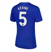 Everton Michael Keane #5 Thuis tenue Dames 2024-25 Korte Mouwen