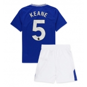 Everton Michael Keane #5 Thuis tenue Kids 2024-25 Korte Mouwen (+ broek)