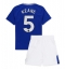 Everton Michael Keane #5 Thuis tenue Kids 2024-25 Korte Mouwen (+ broek)