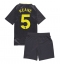 Everton Michael Keane #5 Uit tenue Kids 2024-25 Korte Mouwen (+ broek)