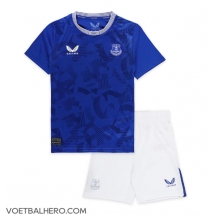 Everton Thuis tenue Kids 2024-25 Korte Mouwen (+ broek)