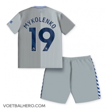 Everton Vitaliy Mykolenko #19 Derde tenue Kids 2023-24 Korte Mouwen (+ broek)