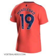 Everton Vitaliy Mykolenko #19 Uit tenue 2023-24 Korte Mouwen